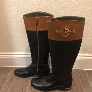 Michael Kors knee high boots.